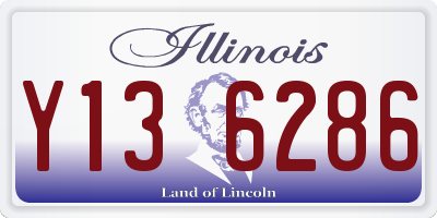 IL license plate Y136286