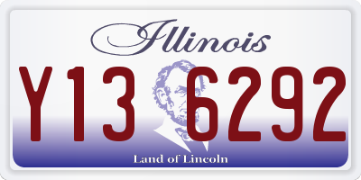 IL license plate Y136292