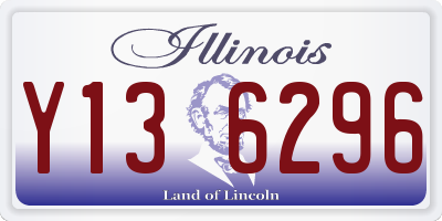 IL license plate Y136296