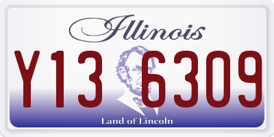 IL license plate Y136309