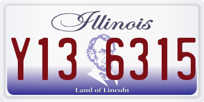 IL license plate Y136315