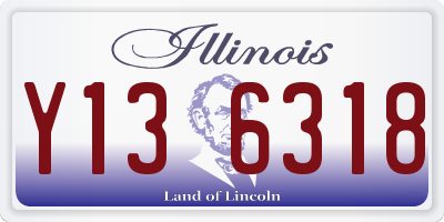 IL license plate Y136318