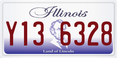 IL license plate Y136328