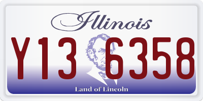 IL license plate Y136358