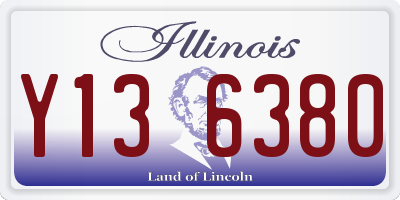 IL license plate Y136380