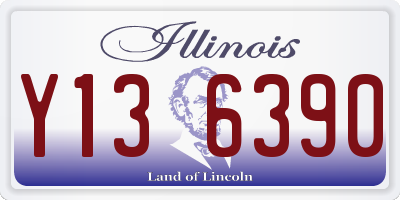 IL license plate Y136390
