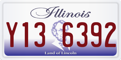 IL license plate Y136392