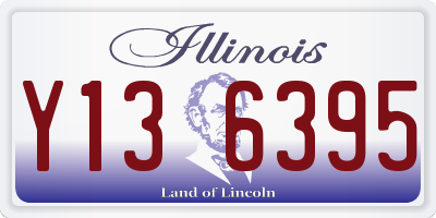 IL license plate Y136395