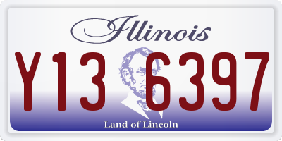 IL license plate Y136397