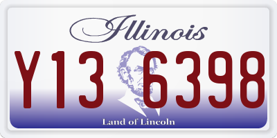 IL license plate Y136398