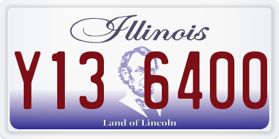 IL license plate Y136400