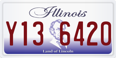 IL license plate Y136420