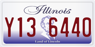 IL license plate Y136440