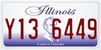 IL license plate Y136449