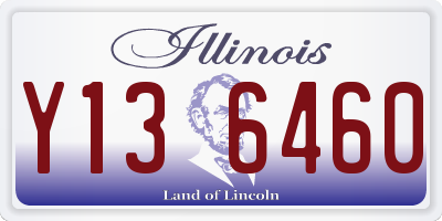 IL license plate Y136460