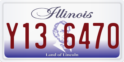 IL license plate Y136470