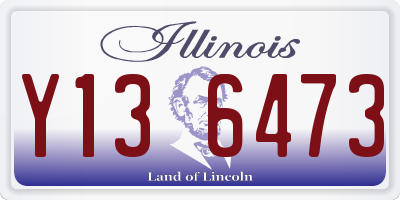 IL license plate Y136473