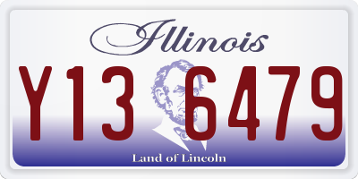 IL license plate Y136479