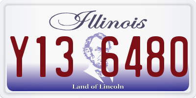 IL license plate Y136480