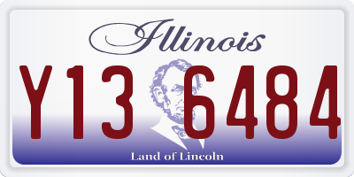 IL license plate Y136484
