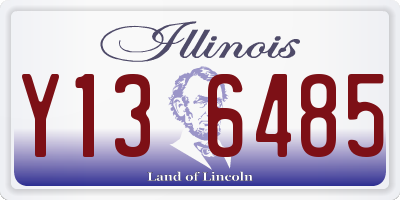 IL license plate Y136485