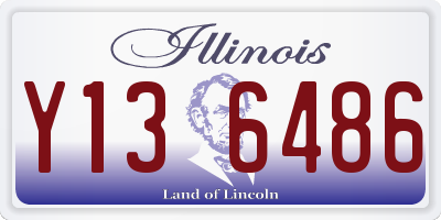 IL license plate Y136486