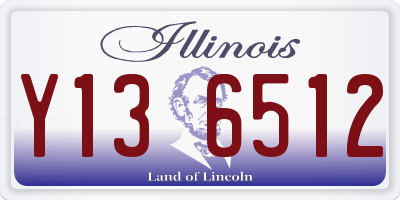 IL license plate Y136512