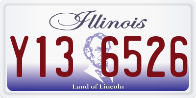 IL license plate Y136526