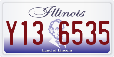 IL license plate Y136535