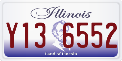 IL license plate Y136552