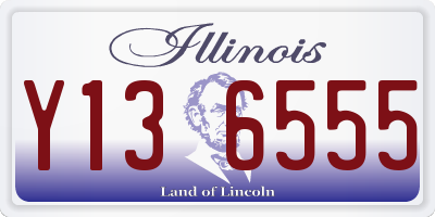 IL license plate Y136555