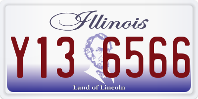 IL license plate Y136566