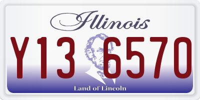 IL license plate Y136570