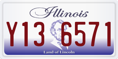 IL license plate Y136571
