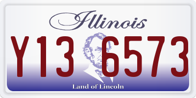 IL license plate Y136573