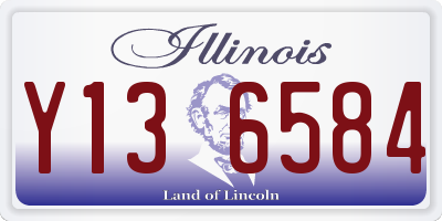 IL license plate Y136584