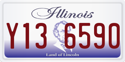 IL license plate Y136590