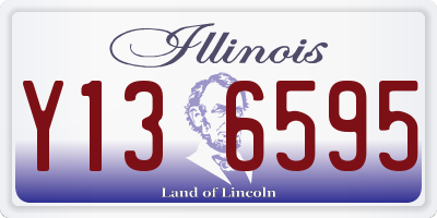 IL license plate Y136595