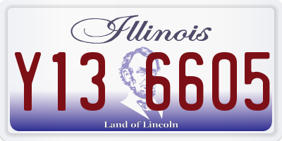IL license plate Y136605