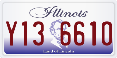 IL license plate Y136610