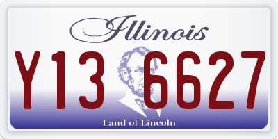 IL license plate Y136627