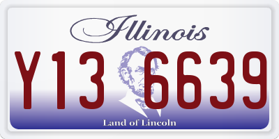 IL license plate Y136639