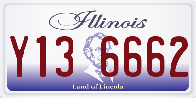 IL license plate Y136662