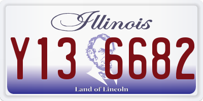 IL license plate Y136682