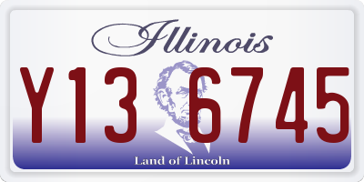 IL license plate Y136745