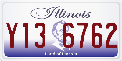 IL license plate Y136762