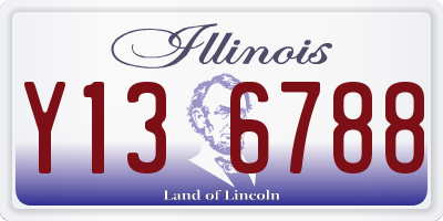 IL license plate Y136788