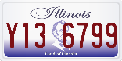 IL license plate Y136799