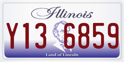 IL license plate Y136859