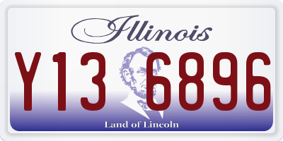 IL license plate Y136896